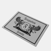 中世家紋ドアマット ドアマット (アングル)