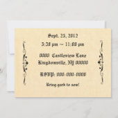 中世巻 招待状 (裏面)