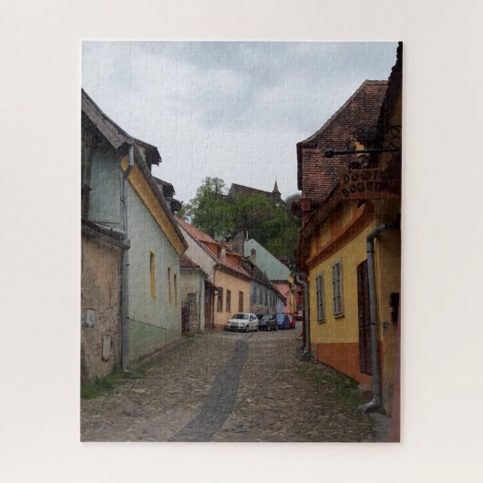 中世市道Sighisoara ジグソーパズル (縦)