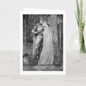 中世年齢の挨拶またはメッセージカード カード (裏面)