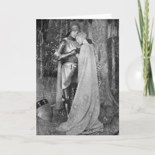 中世年齢の挨拶またはメッセージカード カード (正面)