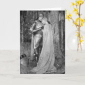 中世年齢の挨拶またはメッセージカード カード (黄色い花)