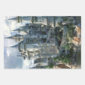 中世建築の城デコパージュ ラッピングペーパーシート (正面3)