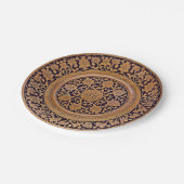 中世彫刻ウッドプリント紙プレート ペーパープレート (アングル)