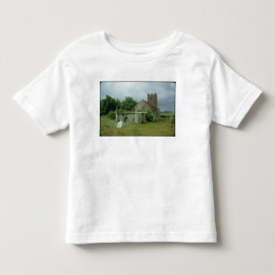 中世教会および教会の墓地 トドラーTシャツ