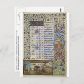 中世暦：9月 ポストカード (正面/裏面)