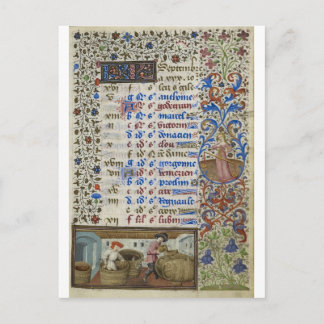 中世暦：9月 ポストカード