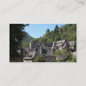 中世村(写真)の眺め 名刺 (裏面)