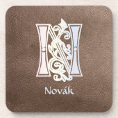 中世植物学の装飾的な首都N コースター (正面)