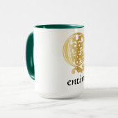 中世植物装飾首都Q マグカップ (正面左)