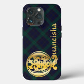 中世植物装飾首都Q Case-Mate iPhoneケース (裏面)
