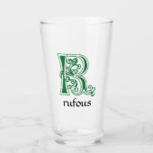 中世植物装飾首都R タンブラーグラス (正面)