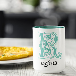 中世植物装飾首都R マグカップ