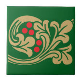 中世様式のブドウの蔓模様 フリーズパターンA タイル (正面)