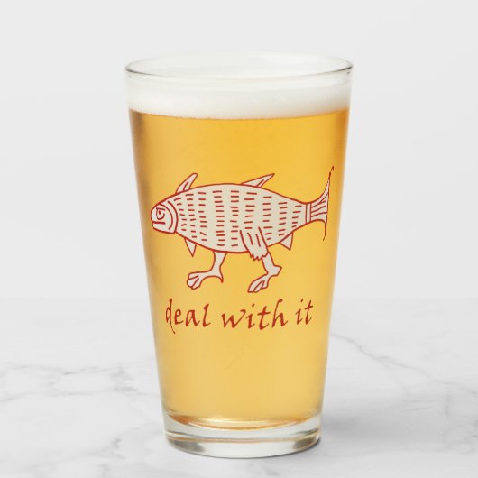 中世歩くフィッシュグラスタンブラー タンブラーグラス (ドリンク正面)