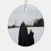 中世母および娘 セラミックオーナメント (左)