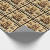 中世海賊船 ラッピングペーパー (角)