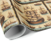 中世海賊船 ラッピングペーパー (ロールコーナー)