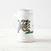 中世猪狩り ビールジョッキ (正面左)