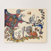 中世獣風変わり戦争のカタツムリ、キラーウサギ ジグソーパズル (横)