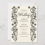 中世王室のバラソード結婚ズ 招待状 (正面)