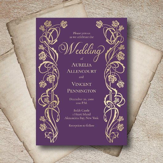 中世王室のバラ剣 招待状