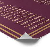 中世王室の刀の結婚座席表 ポスター (角)