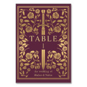 中世王室の刀の結婚弓形 テーブルナンバー (正面)