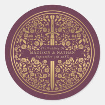 中世王室の刀の結婚弓形