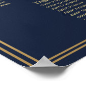 中世王室の剣の結婚座席表 ポスター (角)