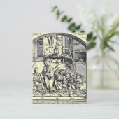 中世生活のポストカード ポストカード (スタンド正面)