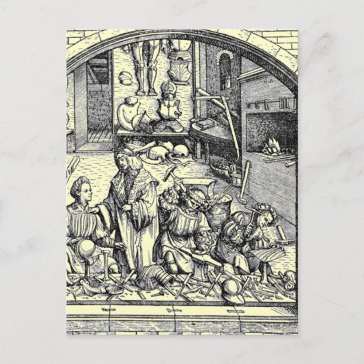 中世生活のポストカード ポストカード (正面)