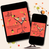 中世紀お洒落カクテルモダンアワー 招待状