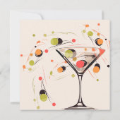 中世紀お洒落カクテルモダンアワー 招待状 (裏面)