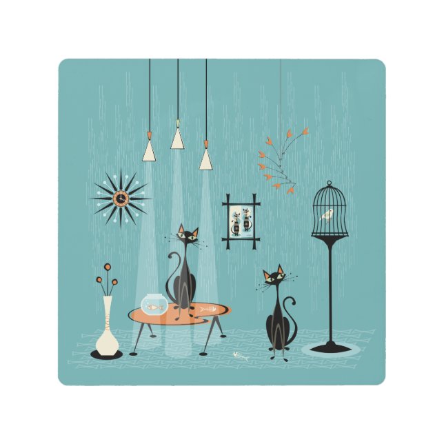 中世紀のいたずら メタルプリント (正面)