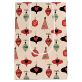 中世紀のクリモダンスマス ミディアムペーパーバッグ (裏面)