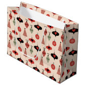 中世紀のクリモダンスマス ラージペーパーバッグ (正面アングル)