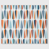 中世紀のスタイルモダンレトロ・シームレス・パターン ラッピングペーパー (フラット)