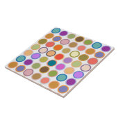 中世紀のドモダンット数々の、白の色 タイル (側面)