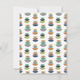 中世紀のミニマリズムモダン ノートカード