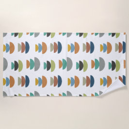 中世紀のミニマリズムモダン ビーチタオル