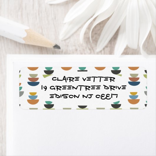 中世紀のミニマリズムモダン ラベル (インサイチュ)