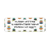 中世紀のミニマリズムモダン ラベル (正面)