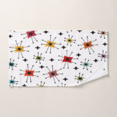 中世紀のモダンスターバストと星 バスタオルセット (ハンドタオル)