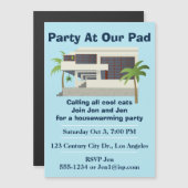 中世紀のモダン引っ越し祝いパーティーパーティー (正面/裏面)