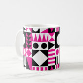 中世紀のモダン抽象芸術。 コーヒーマグカップ (正面左)