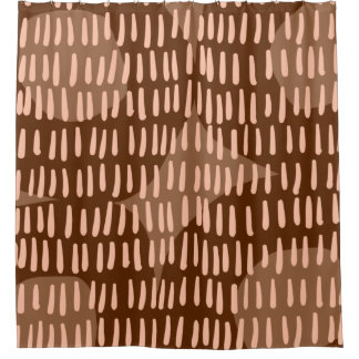 中世紀のモダン抽象芸術 シャワーカーテン