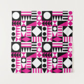 中世紀のモダン抽象芸術。 タペストリー (正面(横))