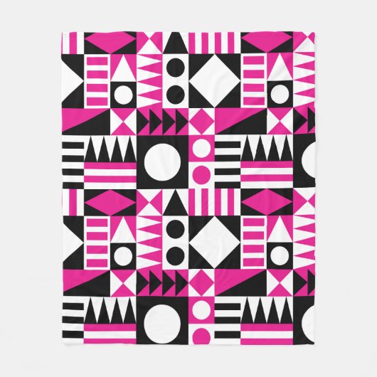 中世紀のモダン抽象芸術。 フリースブランケット (正面)