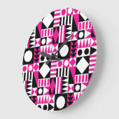 中世紀のモダン抽象芸術。 ラージ壁時計 (傾斜)